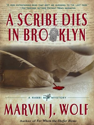 cover image of A Scribe Dies in Brooklyn